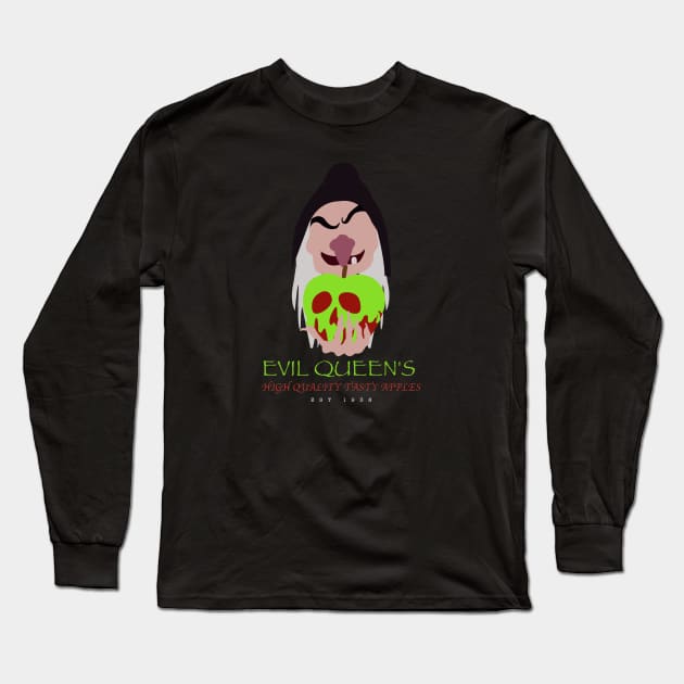 Evil Queen's Posioned Apples Long Sleeve T-Shirt by LuisP96